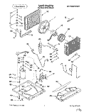 UNIT, LITERATURE Diagram and Parts List for BPAC1830AS1  KitchenAid Air Conditioner