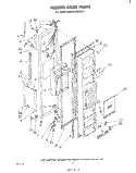FREEZER DOOR Diagram and Parts List for EHD252SMWR2  Whirlpool Refrigerator