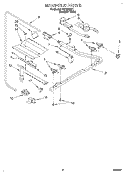 MANIFOLD Diagram and Parts List for FGP335BQ1  Roper Range