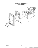 Part Location Diagram of 3182412 Whirlpool Control Panel Frame - Black