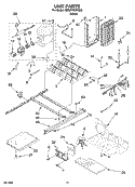 UNIT PARTS, OPTIONAL PARTS (NOT INCLUDED) Diagram and Parts List for 6ED2FHKXKQ05  Whirlpool Refrigerator