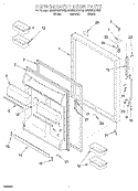 Part Location Diagram of 4344363 Whirlpool PLUG