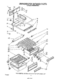 REFRIGERATOR INTERIOR Diagram and Parts List for ED26MKXRWR0  Whirlpool Refrigerator