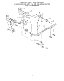 TOP BURNER Diagram and Parts List for 1885W1A  Roper Range