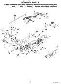 CONTROL PARTS Diagram and Parts List for GS6NVEXSY00  Whirlpool Refrigerator