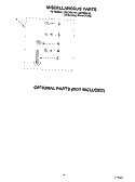 MISCELLANEOUS, OPTIONAL Diagram and Parts List for LSN1000LW0  Whirlpool Washer