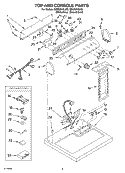 SECTION Diagram and Parts List for GEW9878LG0  Whirlpool Dryer
