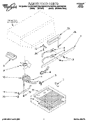 SECTION Diagram and Parts List for RH4736XDQ0  Whirlpool Range Hood