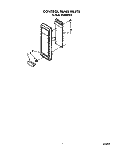 CONTROL PANEL Diagram and Parts List for MT6900XW0  Whirlpool Microwave