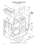 SECTION Diagram and Parts List for SB130PEK0  Whirlpool Wall Oven
