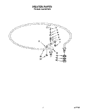 HEATER Diagram and Parts List for KUDJ230YWH0  KitchenAid Dishwasher