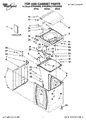 Part Location Diagram of W10026571 Whirlpool Tech Sheet