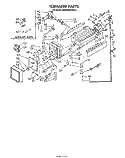 ICE MAKER Diagram and Parts List for ED22EMXPWR0  Whirlpool Refrigerator