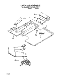 LATCH AND VENT, OPTIONAL Diagram and Parts List for KEBI100YWH2  KitchenAid Wall Oven