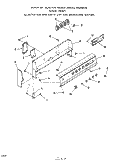MAIN TOP Diagram and Parts List for F5757W1  Roper Range