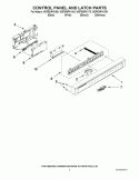 Part Location Diagram of WPW10350326 Whirlpool Console
