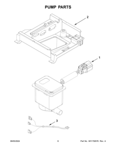 04 - Pump Parts Diagram and Parts List for WUI95X15HZ02  Whirlpool Ice Maker