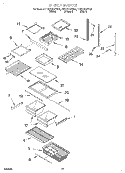 Part Location Diagram of 2165883 Whirlpool SHELF-GLAS