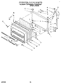 FREEZER DOOR Diagram and Parts List for ET22DMXBN02  Whirlpool Refrigerator