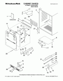 CABINET PARTS Diagram and Parts List for KURS24LSBS02  KitchenAid Refrigerator
