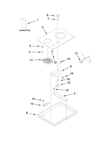 Part Location Diagram of W10720680 Whirlpool KNOB