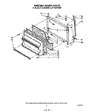 FREEZER DOOR Diagram and Parts List for ET18LJKYSW00  Whirlpool Refrigerator