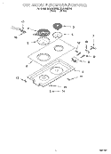COIL MODULE (RCM10DB, RCM10DQ) Diagram and Parts List for RC8700EDB0  Whirlpool Cooktop