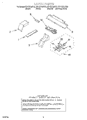 LATCH Diagram and Parts List for KEHC379JBL3  KitchenAid Microwave Oven Combo