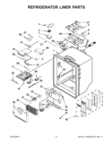 Part Location Diagram of W10561168 Whirlpool TRIM