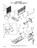 UNIT PARTS Diagram and Parts List for WRT311SFYW00  Whirlpool Refrigerator