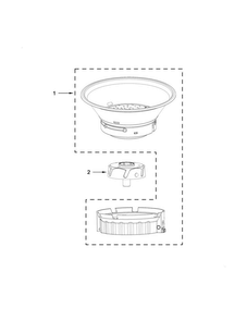 Unit Parts Diagram and Parts List for 5KVJ0332EAC1  KitchenAid Juicer
