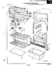 03 - Fresh Food Compartment Diagram and Parts List for RB15CA-2A  Whirlpool Refrigerator