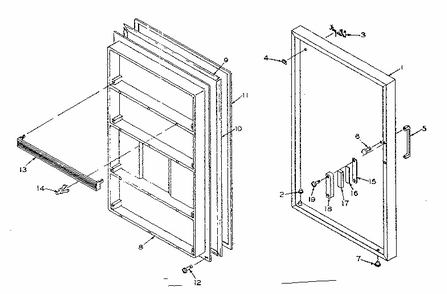 Part Location Diagram of 512706 Whirlpool Front