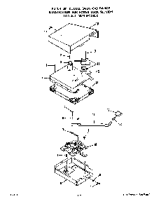 Power Lock Diagram and Parts List for 1885*0A  Roper Range