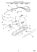 CONTROL Diagram and Parts List for KSRS25QGWH05  KitchenAid Refrigerator