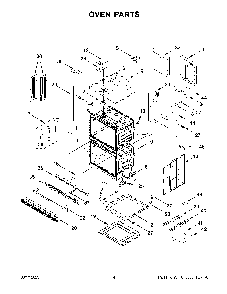 Oven Parts Diagram and Parts List for KODE507EBS21  KitchenAid Wall Oven