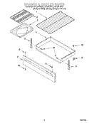 DRAWER & BROILER, OPTIONAL Diagram and Parts List for SF197LEHZ7  Whirlpool Range
