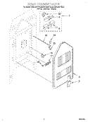 REAR CHASSIS, LIT/OPTIONAL Diagram and Parts List for KERH507YAL5  KitchenAid Range