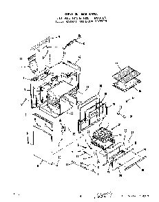 Section 1 Diagram and Parts List for 1235*0A  Roper Range
