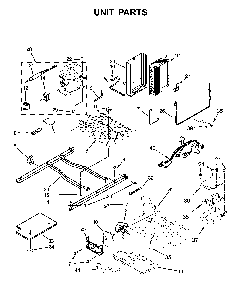 Unit parts Diagram and Parts List for 10651115710  Kenmore Refrigerator