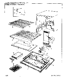 02 - Freezer Compartment Diagram and Parts List for NT17L8A  Whirlpool Refrigerator