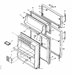 Part Location Diagram of 516702 Whirlpool Nameplate