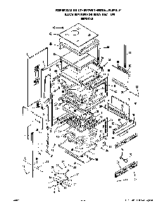 Body Diagram and Parts List for B6757*0  Roper Range