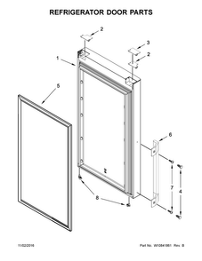 Part Location Diagram of W10740480 Whirlpool PLUG