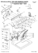 SECTION Diagram and Parts List for KEYS850LE0  KitchenAid Dryer