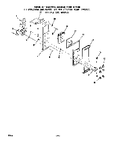 Control Panel Diagram and Parts List for 2733*0A  Roper Range