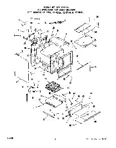 Body Diagram and Parts List for 1213*3A  Roper Range