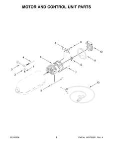 Part Location Diagram of W11729439 Whirlpool CORD-POWER