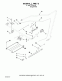 Part Location Diagram of W10116419 Whirlpool BRNR-OVEN