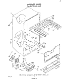 INTERIOR Diagram and Parts List for EB19MK1LWR0  Whirlpool Refrigerator